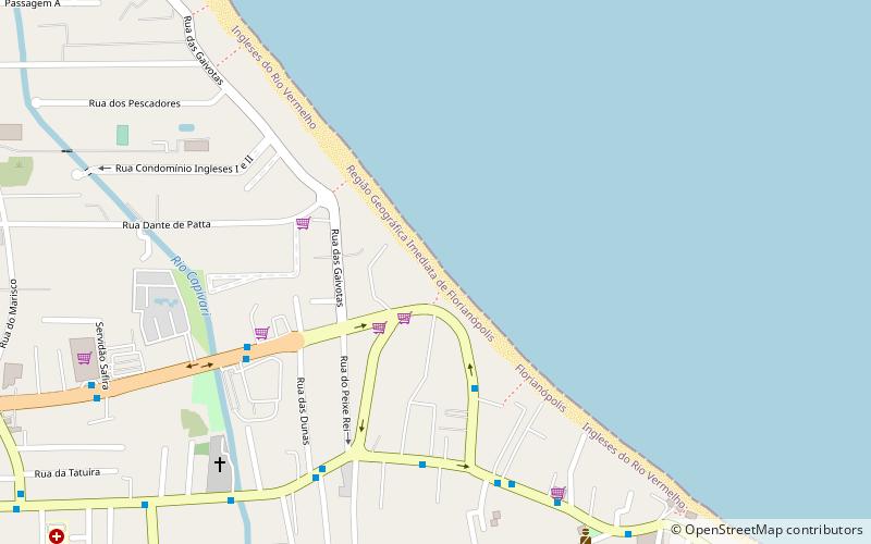 Praia dos Ingleses location map