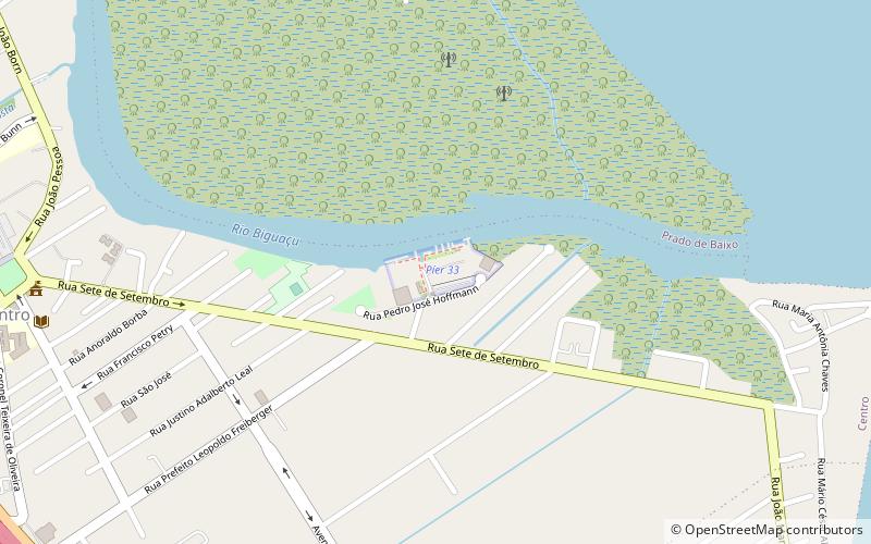 Pier 33 location map