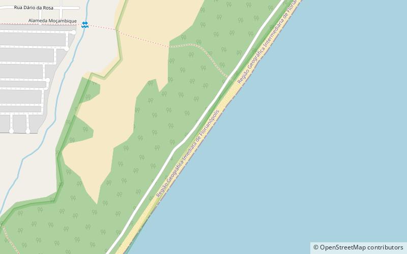 Mozambique Beach location map