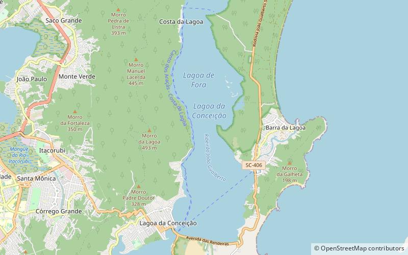Lagoa da Conceição location map
