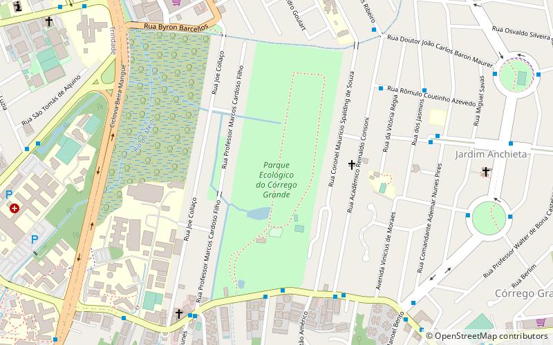 parque ecologico do corrego grande florianopolis location map
