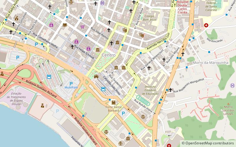 rua victor meirelles florianopolis location map