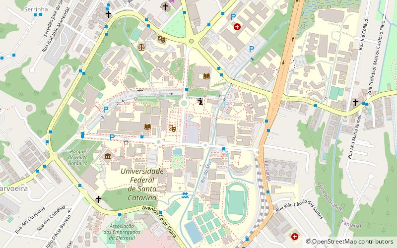 santa catarina state university florianopolis location map