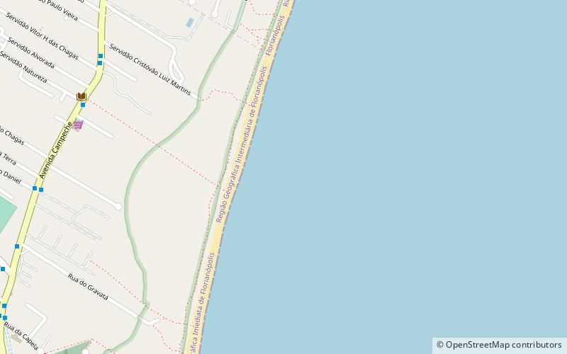 Praia do Campeche location map