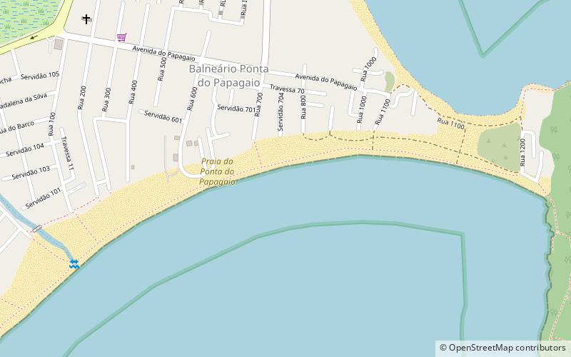 praia ponta do papagaio location map