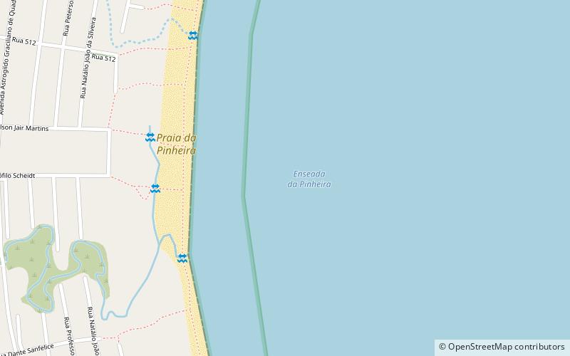 praia da pinheira location map