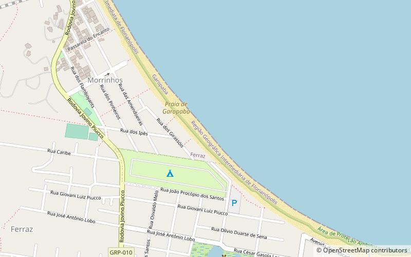 garopabas beach location map