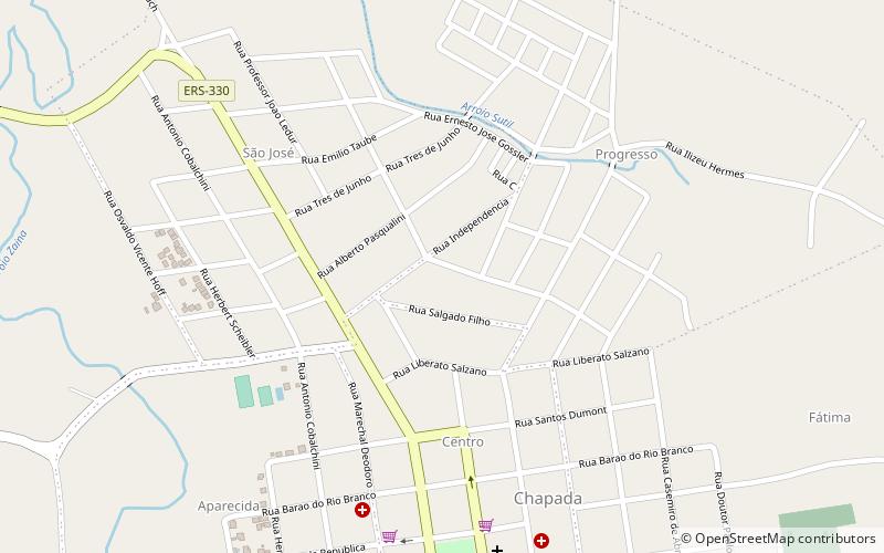 Chapada location map