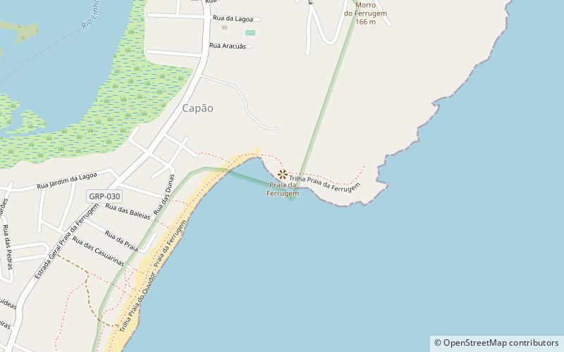 rust beach garopaba location map