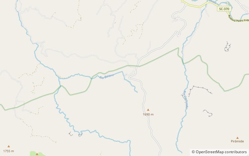 cascata veu de noiva sao joaquim national park location map