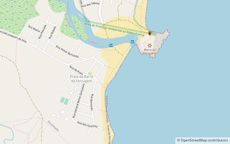 praia da barra location map