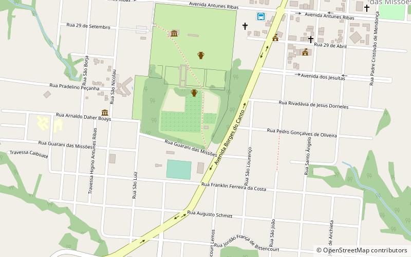 Mission Museum location map