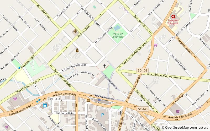 sao jose cathedral criciuma location map