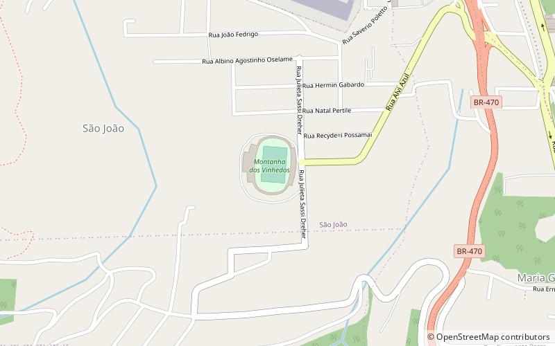 Estádio Parque Esportivo Montanha dos Vinhedos location map