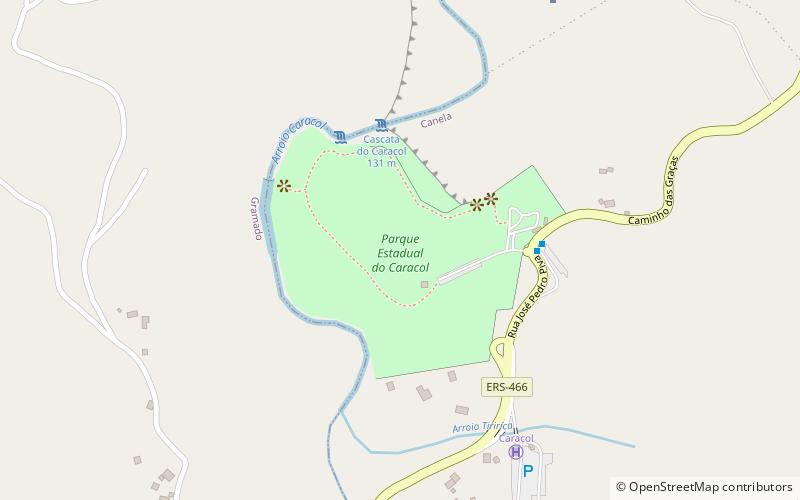 Parque Estadual do Caracol location map