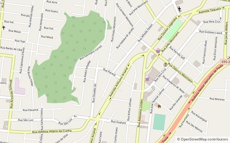 Parobé location map