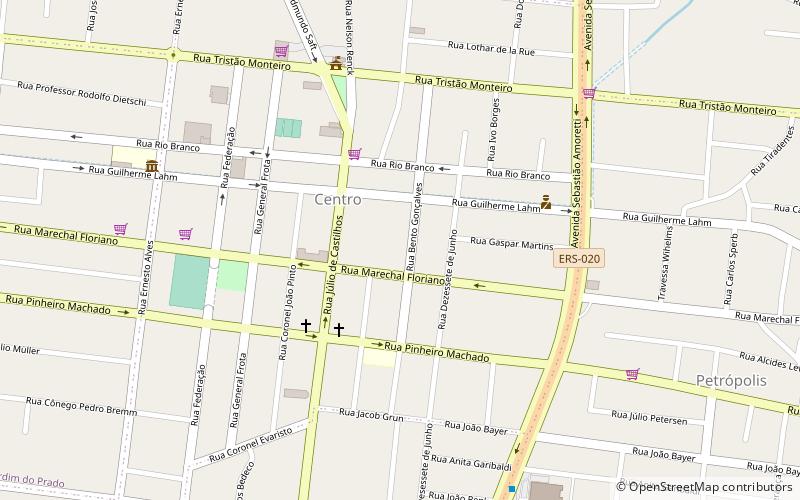 Taquara location map