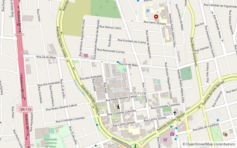 estadio santa rosa novo hamburgo location map