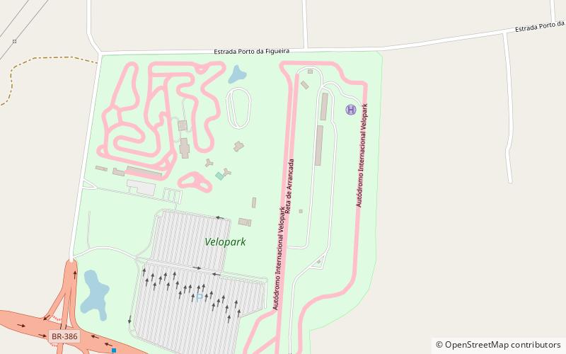 Velopark location map