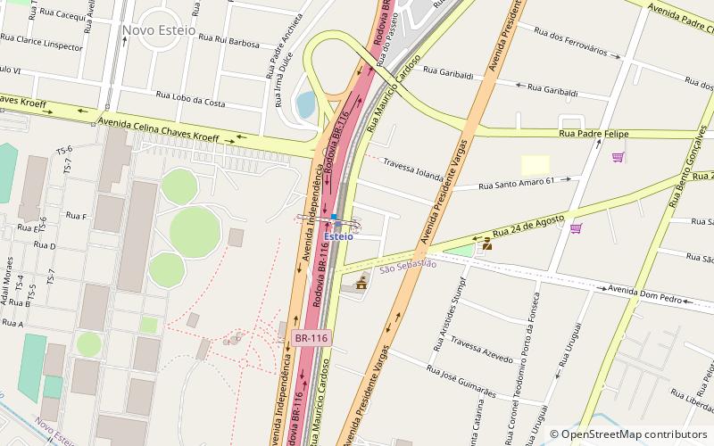 Esteio location map
