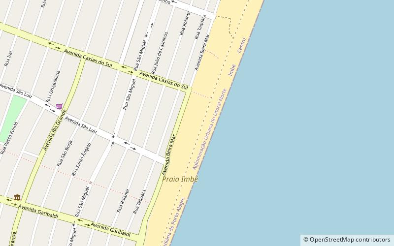 Praia Imbé location map