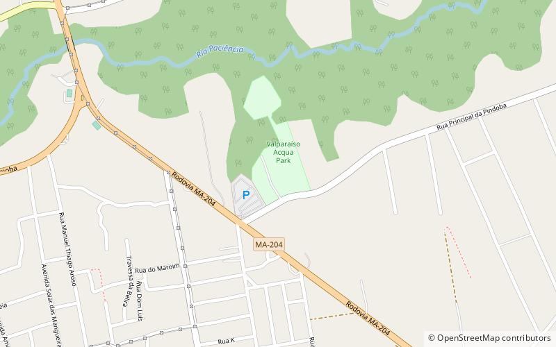 valparaiso acqua park sao luis location map