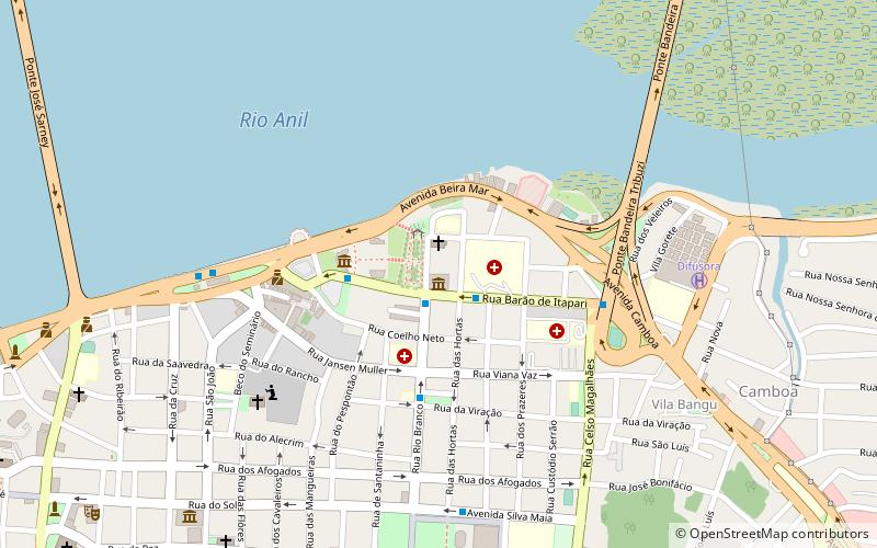 remedios church and praca goncalves dias sao luis location map