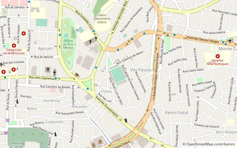 estadio municipal nhozinho santos sao luis location map
