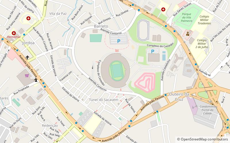 Castelão location map