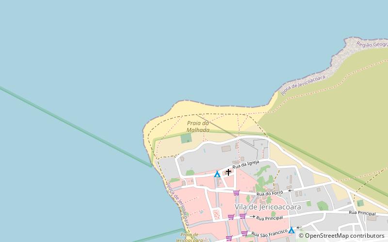 praia da malhada location map
