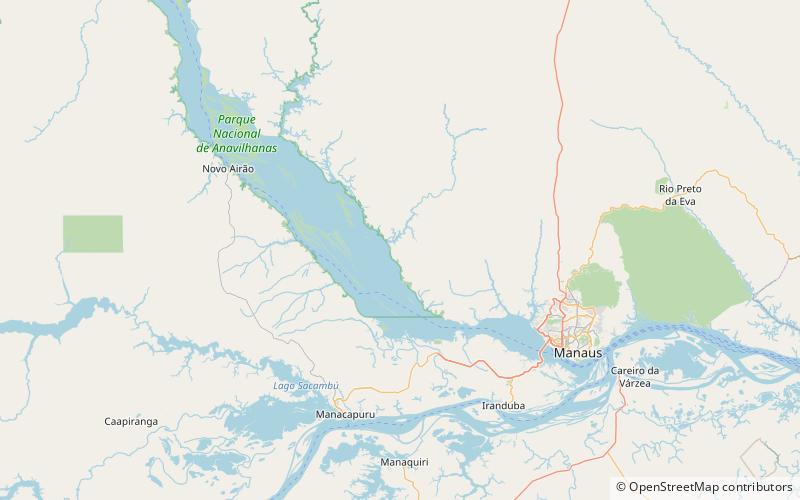 Rio Negro Left Bank Environmental Protection Area location map