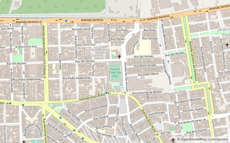 estadio francisco novelletto neto porto alegre location map