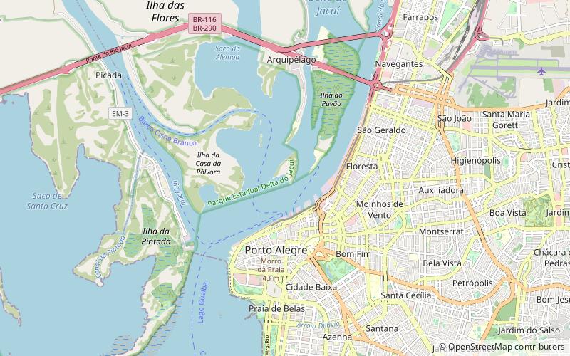 Port of Porto Alegre location map