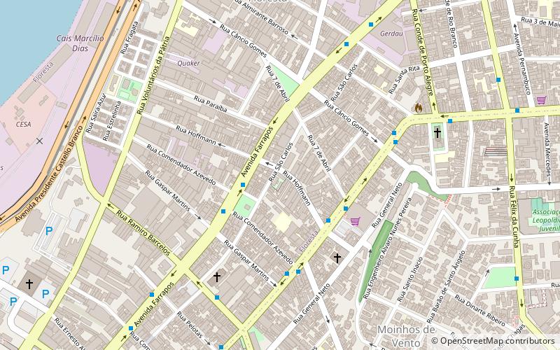 VIla Flores location map