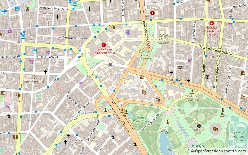 Bike PoA UFRGS location map