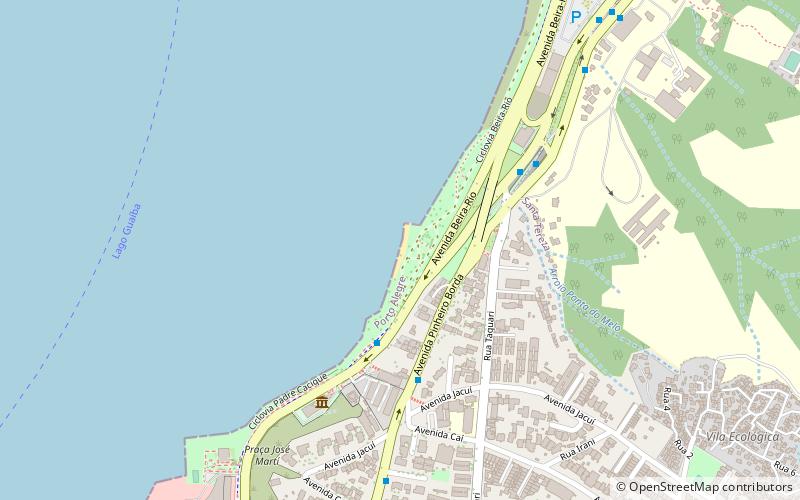 prainha do ibere porto alegre location map