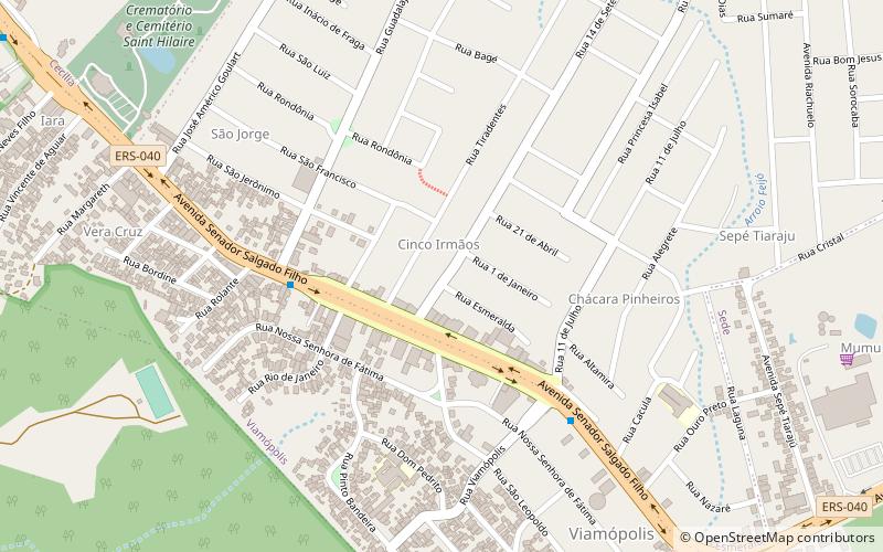 Viamópolis location map