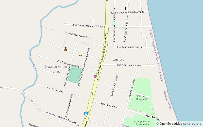 Barra do Ribeiro location map