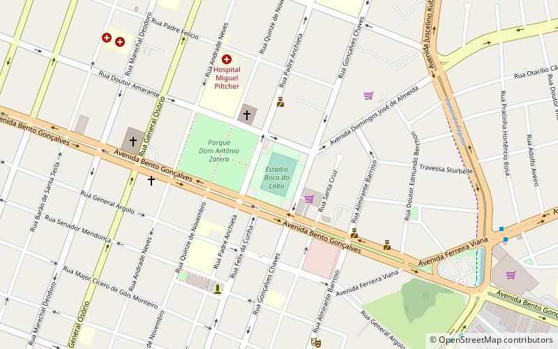 Estadio Boca do Lobo location map