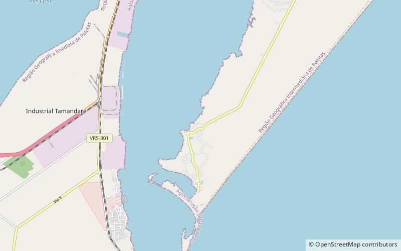 Barra Rio Grande Lighthouse location map