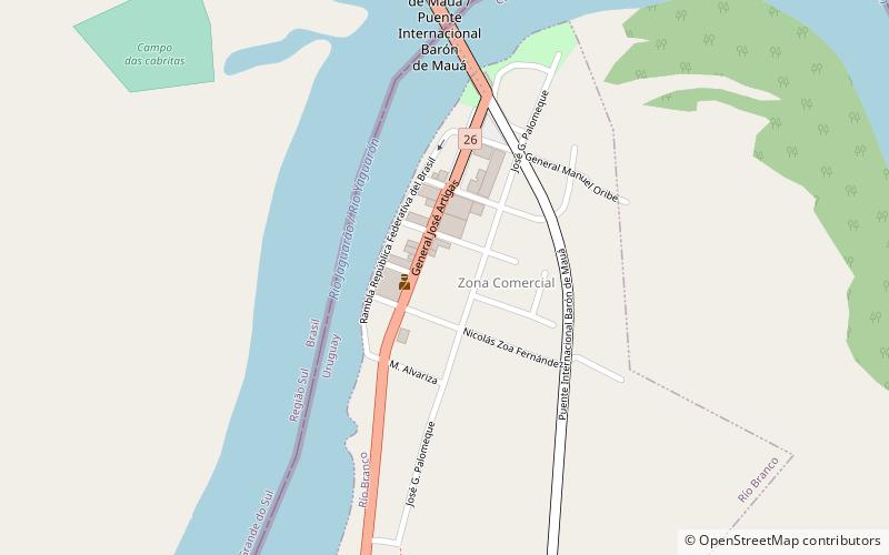 Río Branco location map