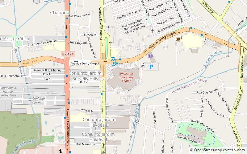 amazonas shopping center manaus location map
