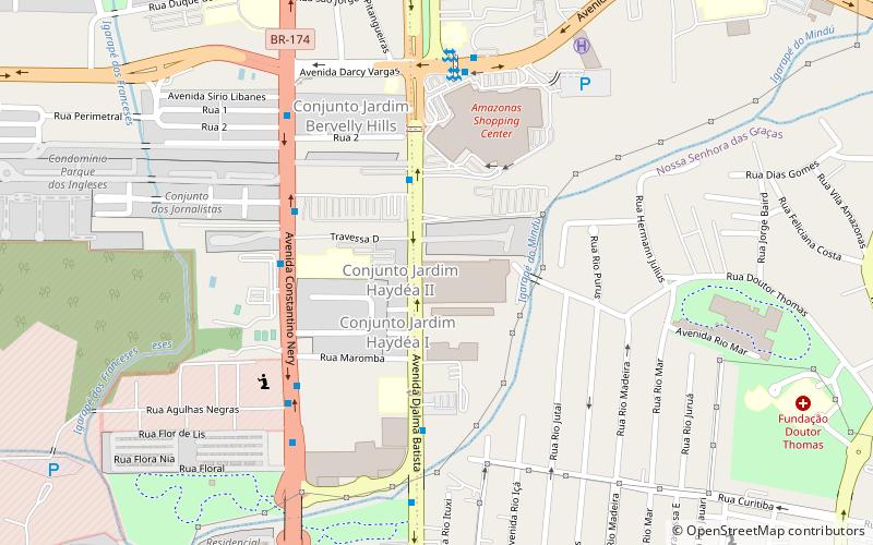 manaus plaza shopping location map