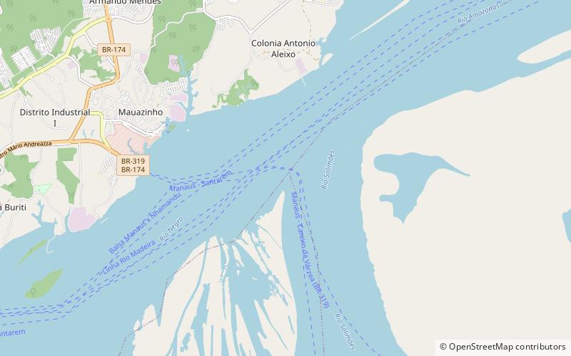 Encontro das Aguas location map