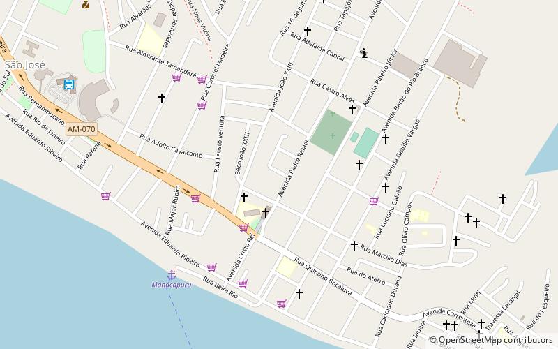 Manacapuru location map