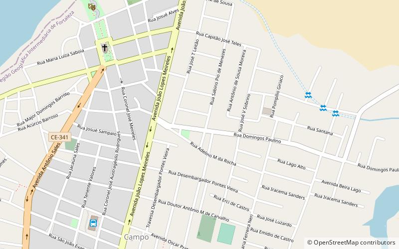 Paracuru location map