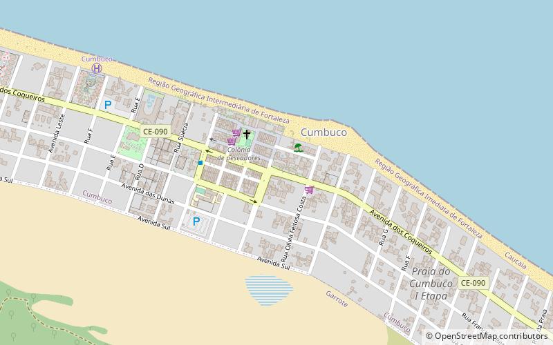 Cumbuco location map