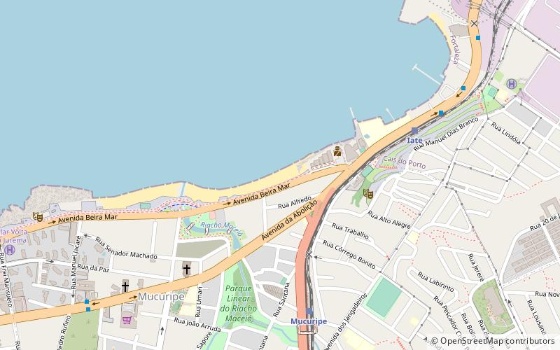 Mucuripe Beach location map