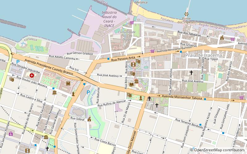 mini siara fortaleza location map