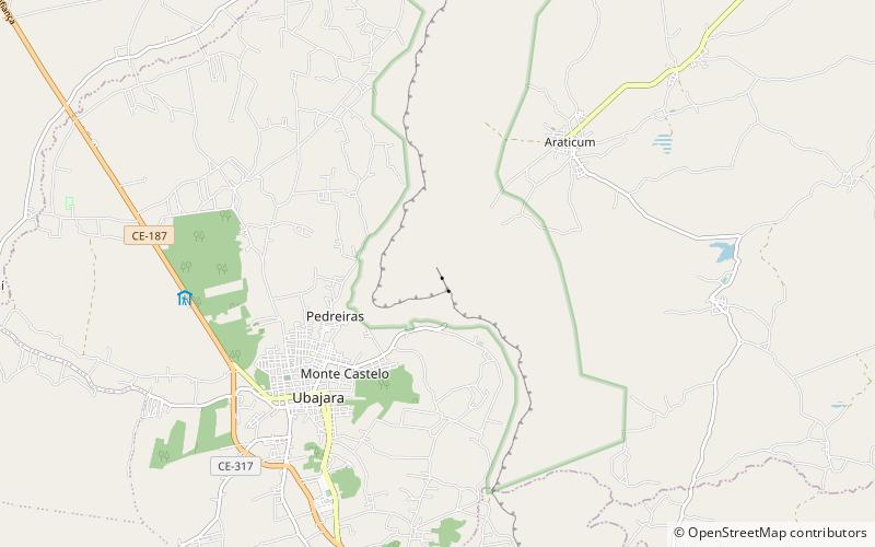 Gruta de Ubajara location map